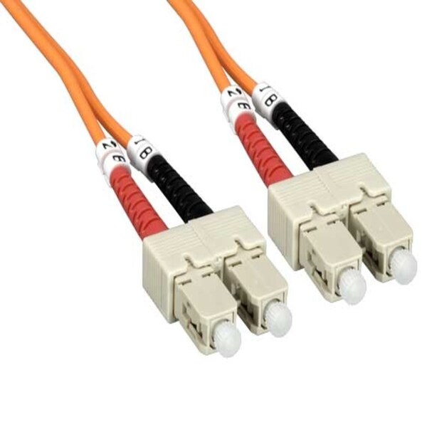 Cable de fibra óptica multimodo OM2 Sanoxy SC/SC Duplex 50/125 de 15m - SNX-CBL-LDR-FB104-5615
