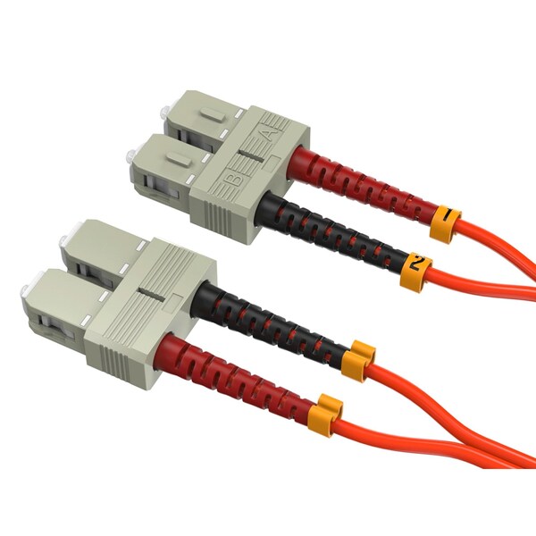 Cable de fibra óptica multimodo OM2 Sanoxy SC/SC Duplex 50/125 de 15m - SNX-CBL-LDR-FB104-5615