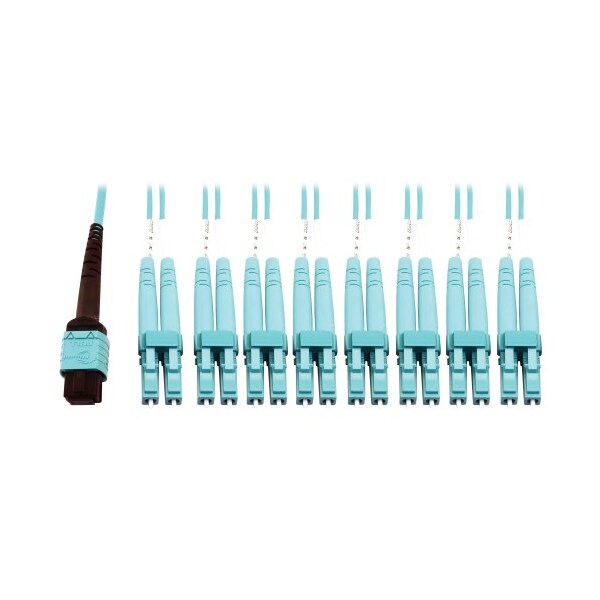 Cable de breakout de fibra óptica Tripp Lite 24F, N846D-01M-24CAQ