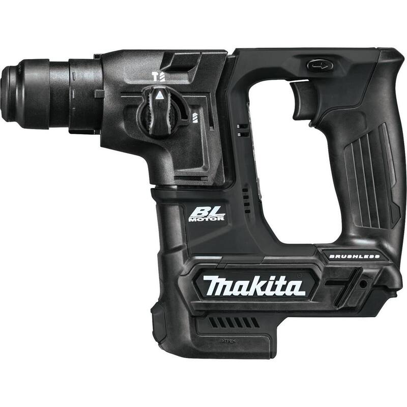 Martillo rotativo Makita 18V LXT subcompacto de iones de litio sin escobillas inalámbrico de 11/16 pulgadas, acepta puntas SDS-PLUS, herramienta única - XRH06ZB.