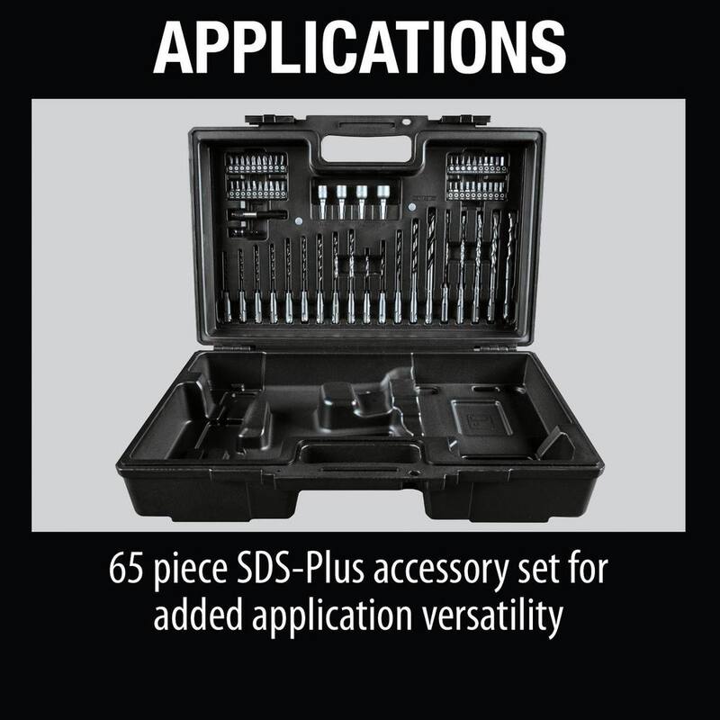 Martillo rotativo Makita 18V LXT subcompacto de iones de litio sin escobillas inalámbrico de 11/16 pulgadas, acepta puntas SDS-PLUS, herramienta única - XRH06ZB.