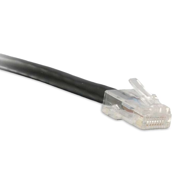 Enet Enet Cat6 Negro 1 Pie Sin Bota (No Boot) (Utp) de Alta Calidad - C6-BK-NB-1-ENC