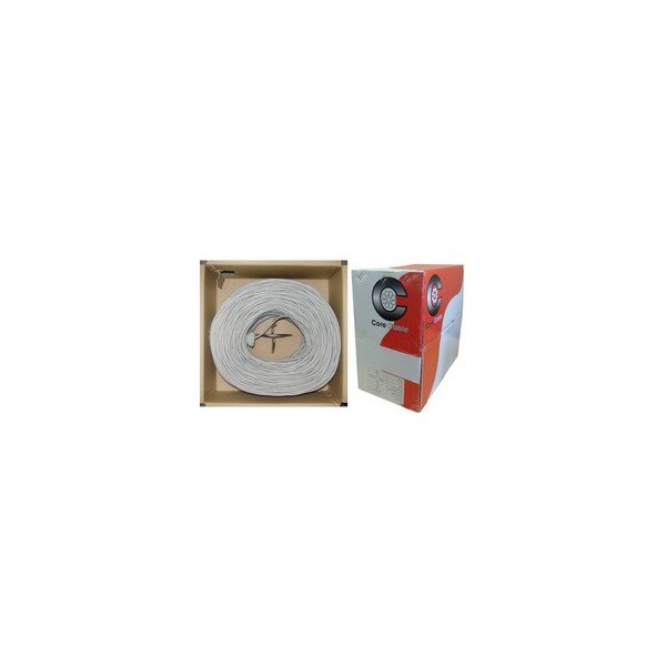 Swe-Tech 3C Security/Alrm Wire, Gray, 22/8 22AWG 8 Conductor, Stranded, CM / Inwall rated, Pullbox, 1000 foot - FWT10K4-08212SH