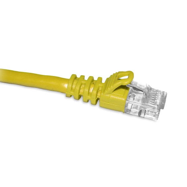 Enet Enet Cat5E Yellow 6 Inch Patch Cable w/ Snagless Molded Boot (Utp) - C5E-YL-6IN-ENC