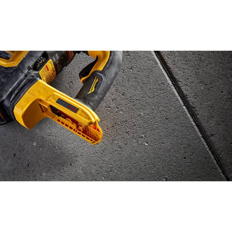 Martillo rotativo SDS Max inalámbrico sin escobillas DEWALT 60V FLEXVOLT de 1-7/8 pulgadas, kit con (2) baterías de 9.0Ah, cargador y caja de kit - DCH735X2