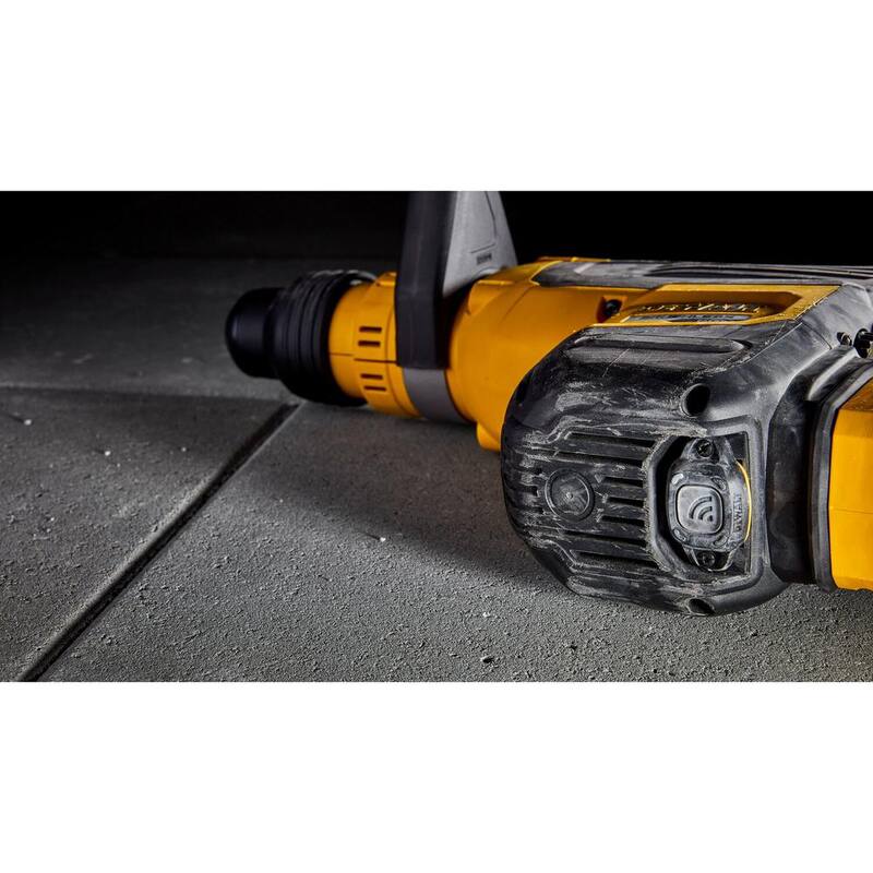 Martillo rotativo SDS Max inalámbrico sin escobillas DEWALT 60V FLEXVOLT de 1-7/8 pulgadas, kit con (2) baterías de 9.0Ah, cargador y caja de kit - DCH735X2