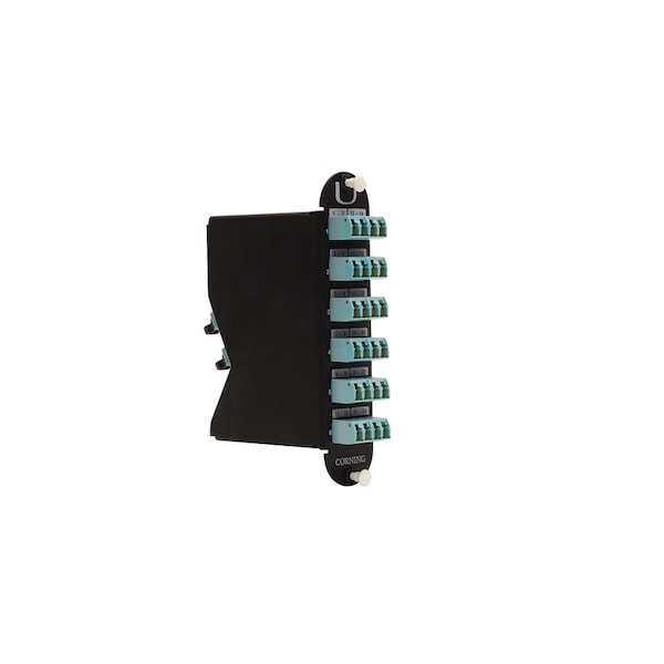 Corning 24-FIBER MODULE LC DUP TO MTP, 8.3/125 SM UNIV WIR, SHUTTERED LC - CCH-UM24-04-89G