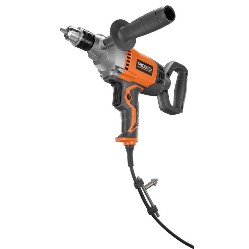 Mezcladora de lodo con mango en forma de pala RIDGID de 1/2 pulgadas y 9 amperios - R7122