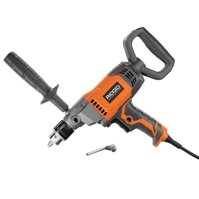 Mezcladora de lodo con mango en forma de pala RIDGID de 1/2 pulgadas y 9 amperios - R7122