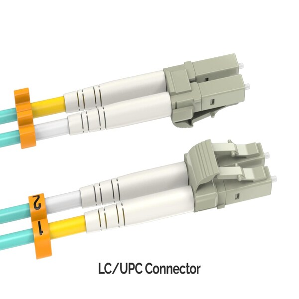 Cable de fibra óptica multimodo OM3 LC/SC Duplex de 10Gb 50/125 de 3m - Sanoxy SNX-CBL-LDR-FB101-4203