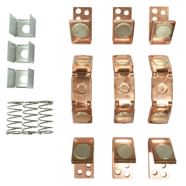 Kit de contacto de repuesto Brah Electric de 3 polos para General Electric NEMA Tamaño 5 - BEB55154607G002