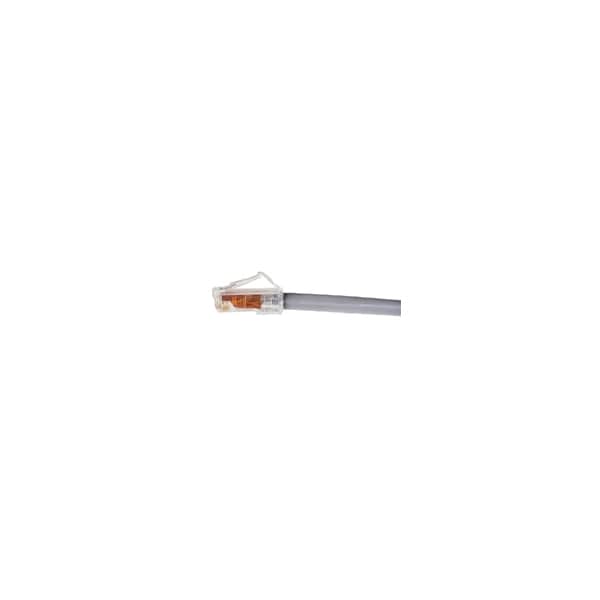 Cable de conexión modular CAT6 de 24 hilos, T568A/B, 20 pies, color gris oscuro