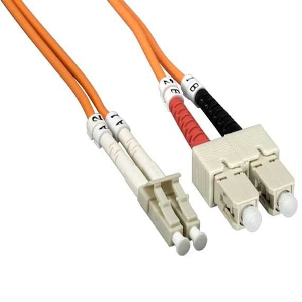 Cable de fibra óptica multimodo OM1 Sanoxy LC/SC Duplex 62.5/125 de 2m - SNX-CBL-LDR-FB103-5202