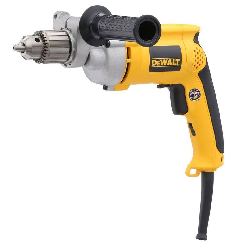 DEWALT Taladro reversible con cable de 7.8 amperes y velocidad variable de 1/2 pulgadas - DW235G