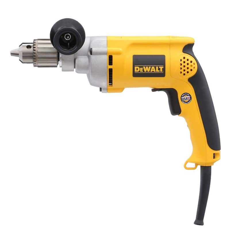 DEWALT Taladro reversible con cable de 7.8 amperes y velocidad variable de 1/2 pulgadas - DW235G