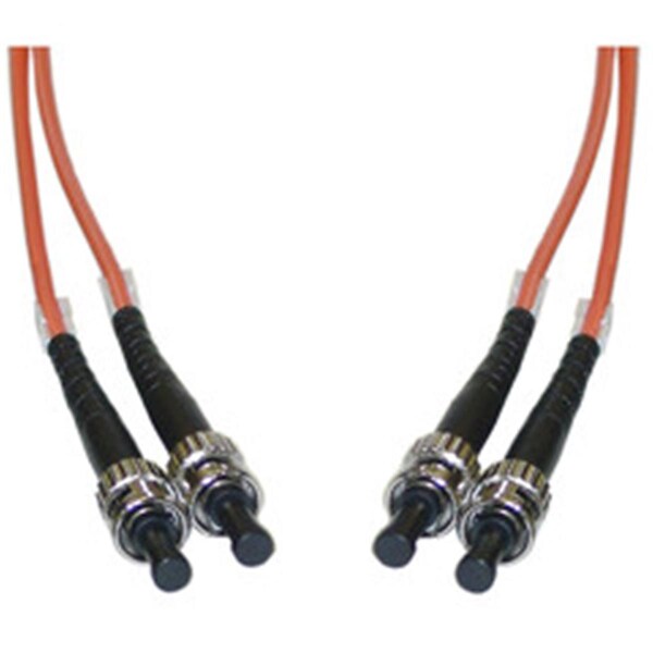 Cable de Fibra Óptica ST ST Multimodo Dúplex 62.5-125 de 10 metros - STST-11110