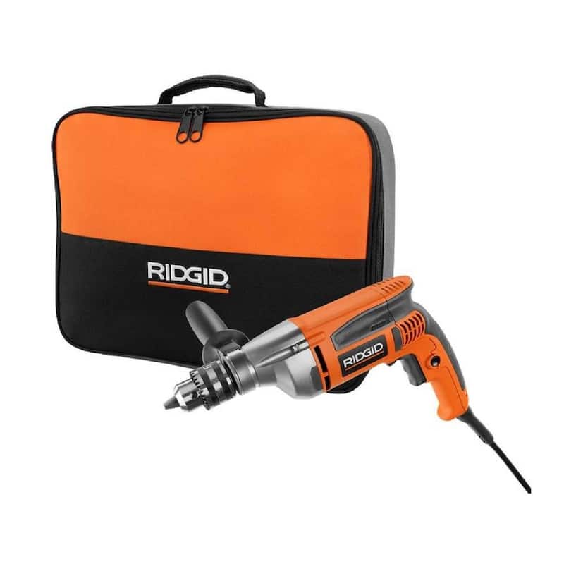 Broca reversible de velocidad variable para servicio pesado con cable de 8 amperes de RIDGID - R71111