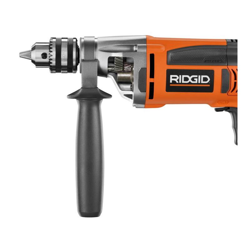 Broca reversible de velocidad variable para servicio pesado con cable de 8 amperes de RIDGID - R71111