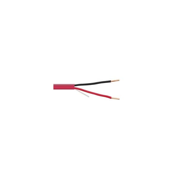 Cable de Alarmas de Incendio / Seguridad Swe-Tech 3C, Rojo, 18/2 18 AWG 2 Conductores, Sólido, FPLR, Caja de Extracción, 500 pies - FWT10F5-02712TF