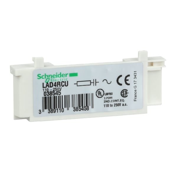 Supresor transitorio Schneider Electric 110 a 250 VCA - LAD4RCU