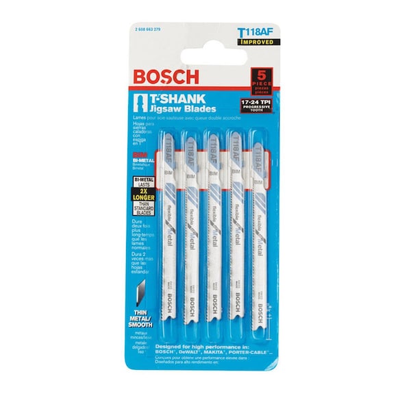 Aceds 3 in. 24T NFM Jig Saw Blade, 5PK - 2093508