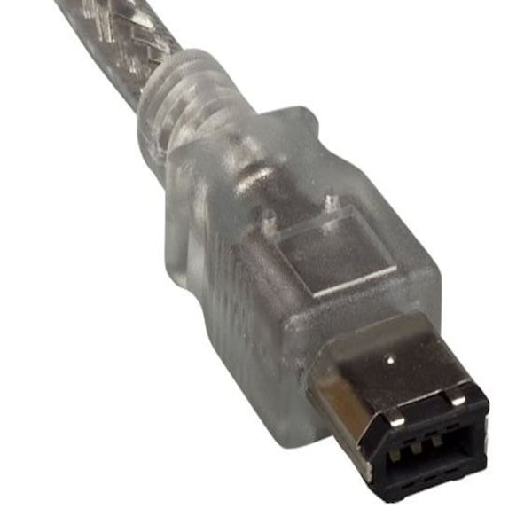 Cable de 6 pies IEEE 1394b FireWire 800 de 9 pines a 6 pines, Transparente - SNX-CBL-LDR-FW102-C106