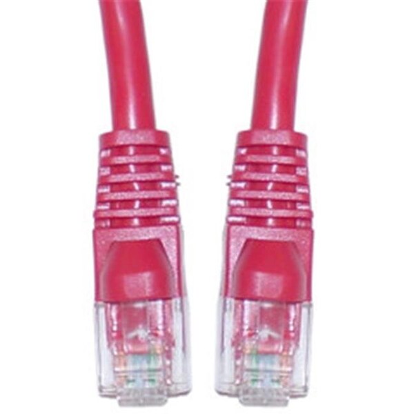 Cable de Red Ethernet Cat6 Rojo de CableWholesale; Botas moldeadas; 1.5 metros