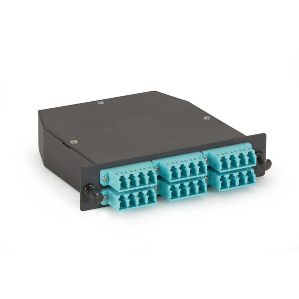 Casete de fibra óptica Black Box MTP OM3 (1) MTP 24 a (24) LC Tipo A