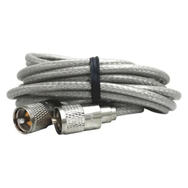 Cable coaxial claro de 18 ft con enchufes de radio Belden - EZ1578191