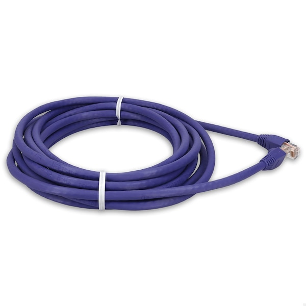 Cable de red macho a macho CAT6A UTP de 30 pies en morado