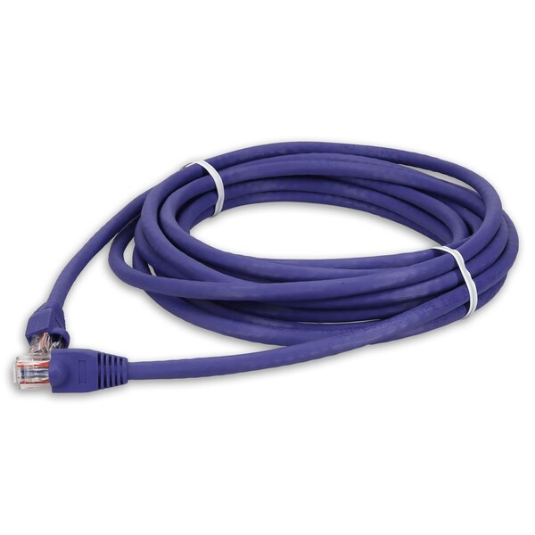 Cable de red macho a macho CAT6A UTP de 30 pies en morado