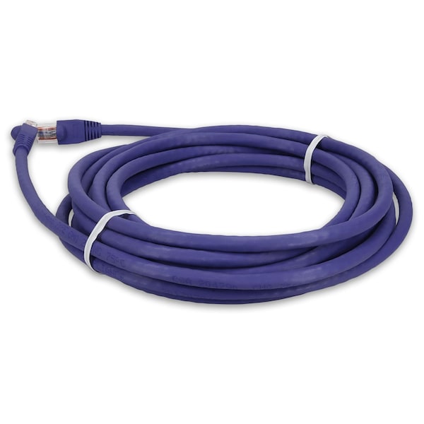 Cable de red macho a macho CAT6A UTP de 30 pies en morado
