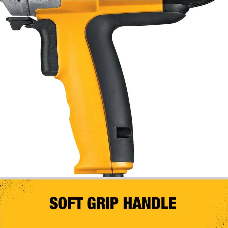 Taladro mezclador de concreto DW130V DEWALT de 9 amperes y 1/2 pulgadas con mango en forma de pala