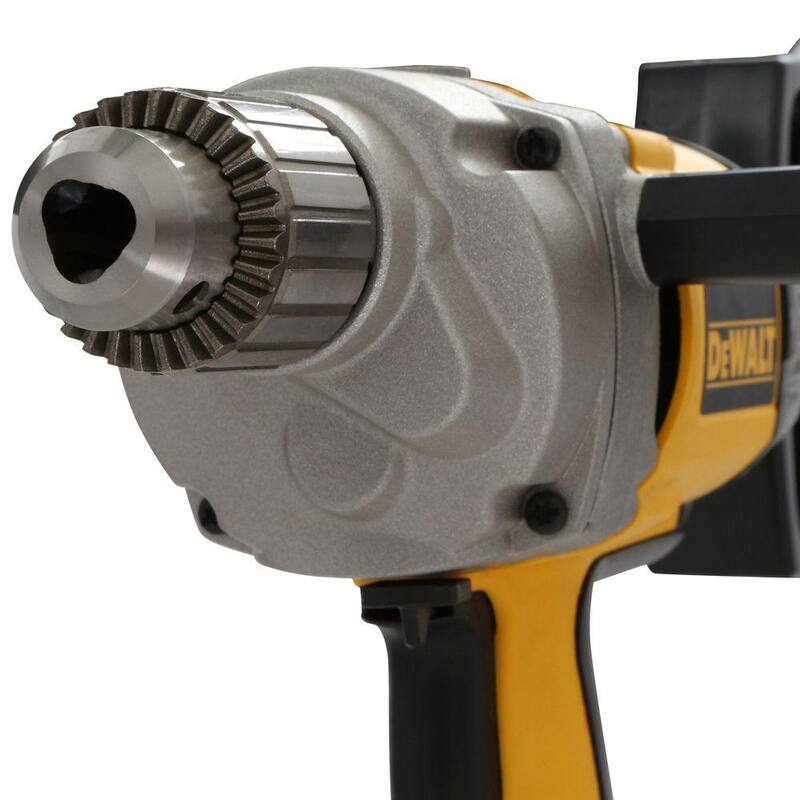 Taladro mezclador de concreto DW130V DEWALT de 9 amperes y 1/2 pulgadas con mango en forma de pala