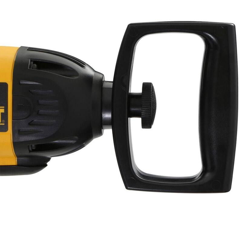 Taladro mezclador de concreto DW130V DEWALT de 9 amperes y 1/2 pulgadas con mango en forma de pala