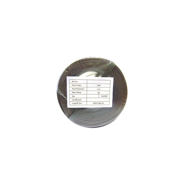 Cable de Seguridad/Alarma Swe-Tech, Marrón, 22/4 22AWG 4 Conductores, Sólido, clasificación CMR/Inwall, Paquete de Bobina, 500 pies - FWT10K4-04322CF