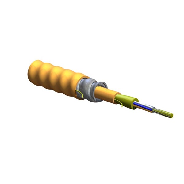 Cable de fibra óptica Corning 6-F 62.5/125 OM1 ARMOR PLENUM, 3.4/1.0DB/KM 200/500MHZ*KM