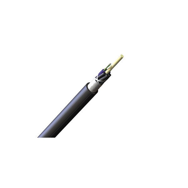 Cable de fibra óptica Corning 6-F OM3 50/125 para instalación en ductos/aérea, exterior, sin gel 3.0/1.5 DB/KM - 006TU4-T4780D20