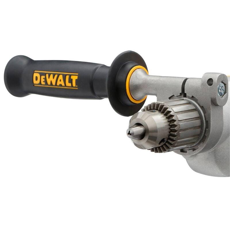 DEWALT Taladro con empuñadura tipo pistola de 10 amperes y 1/2 pulg. (13 mm) de velocidad variable y reversa - DWD210G.