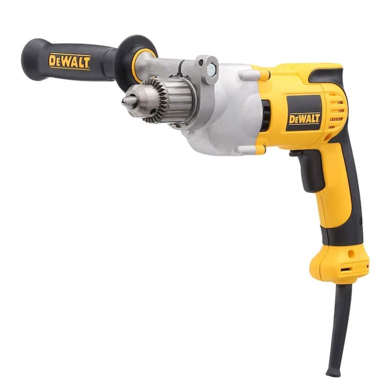 DEWALT Taladro con empuñadura tipo pistola de 10 amperes y 1/2 pulg. (13 mm) de velocidad variable y reversa - DWD210G.