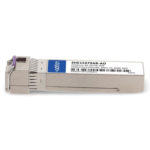 Módulo Add-On compatible con ALCATEL-LUCENT NOKIA 3HE15379AB TAA COMPLIANT 25GBASE-BX SFP28