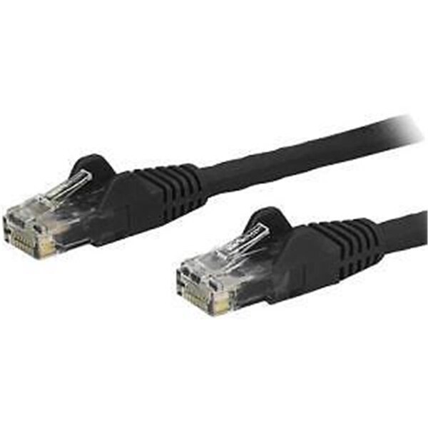 Cable de Red Negro Cat6 de 14 pies sin Enganches - EZ328602
