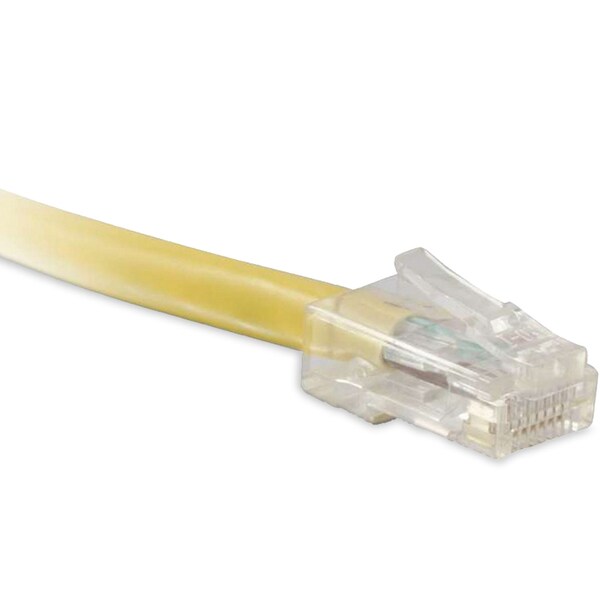 Enet Cable de Red Cat5E Amarillo de 2 Pies sin Bota (Utp) de Alta Calidad - C5E-YL-NB-2-ENC