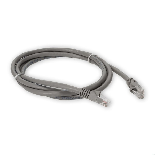 Cable de Red Cat6 Macho a Macho Recto con Botas, 1.5 pies - Gris