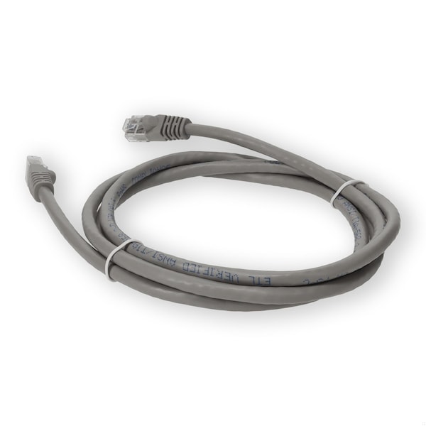 Cable de Red Cat6 Macho a Macho Recto con Botas, 1.5 pies - Gris
