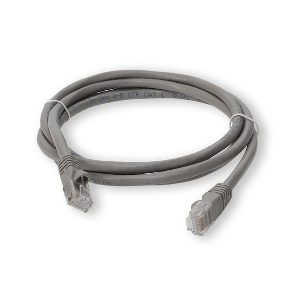 Cable de Red Cat6 Macho a Macho Recto con Botas, 1.5 pies - Gris