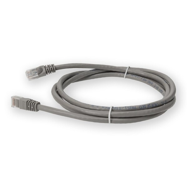 Cable de Red Cat6 Macho a Macho Recto con Botas, 1.5 pies - Gris