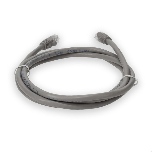 Cable de Red Cat6 Macho a Macho Recto con Botas, 1.5 pies - Gris