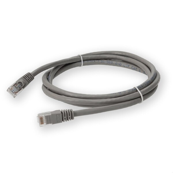 Cable de Red Cat6 Macho a Macho Recto con Botas, 1.5 pies - Gris