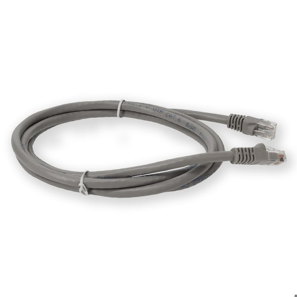 Cable de Red Cat6 Macho a Macho Recto con Botas, 1.5 pies - Gris